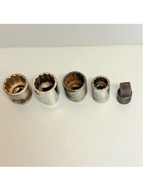 Vintage PROTO Professional USA Large Socket Adapter Lot 5pc 3/4 Drive SAE